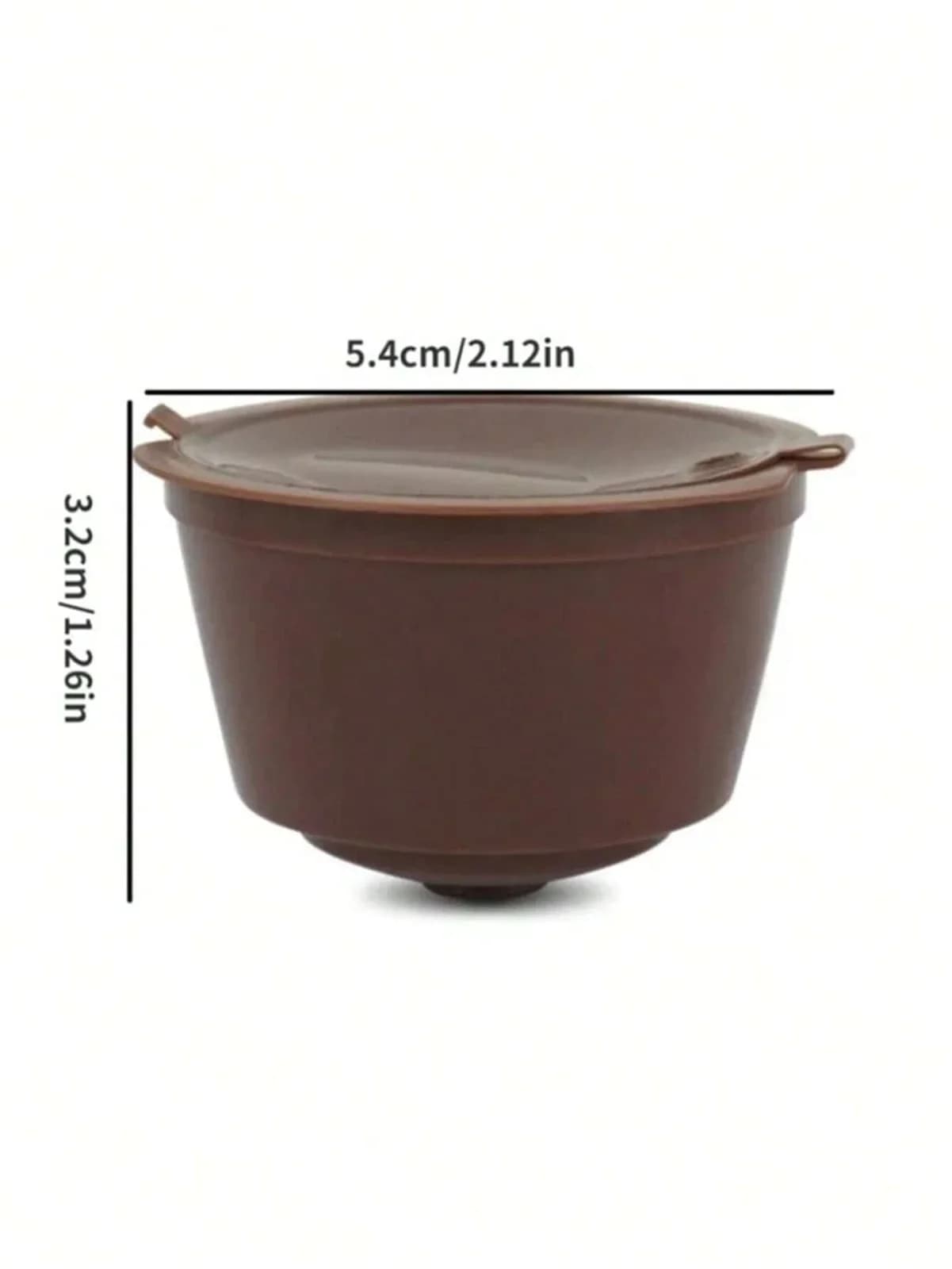 Uudelleenkäytettävät Dolce Gusto -kahvikapselit (1/3/5/10 kpl)