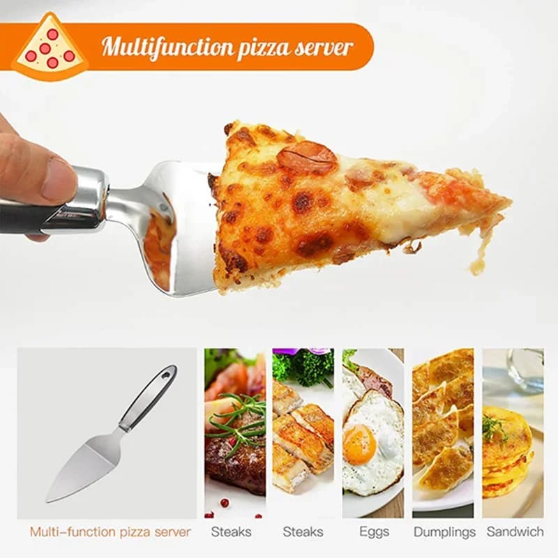 Pizzaleikkuri ruostumatonta terästä