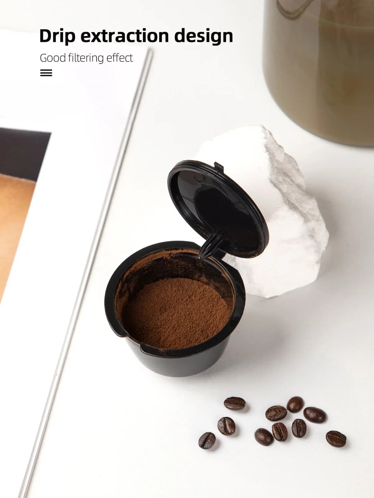 Uudelleenkäytettävät Dolce Gusto -kahvikapselit (1/3/5/10 kpl)