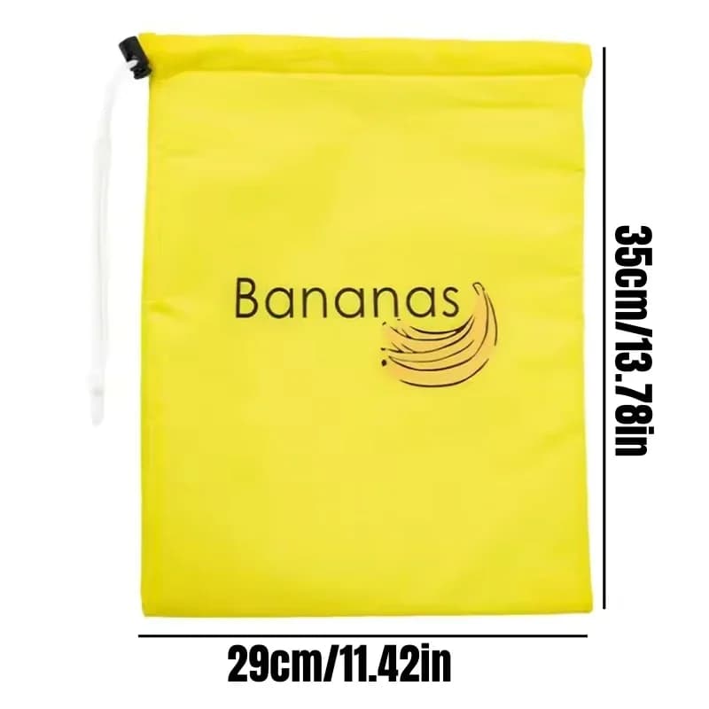 Banaanin ja vihannesten säilytyspussi (1/2/3/5 kpl)