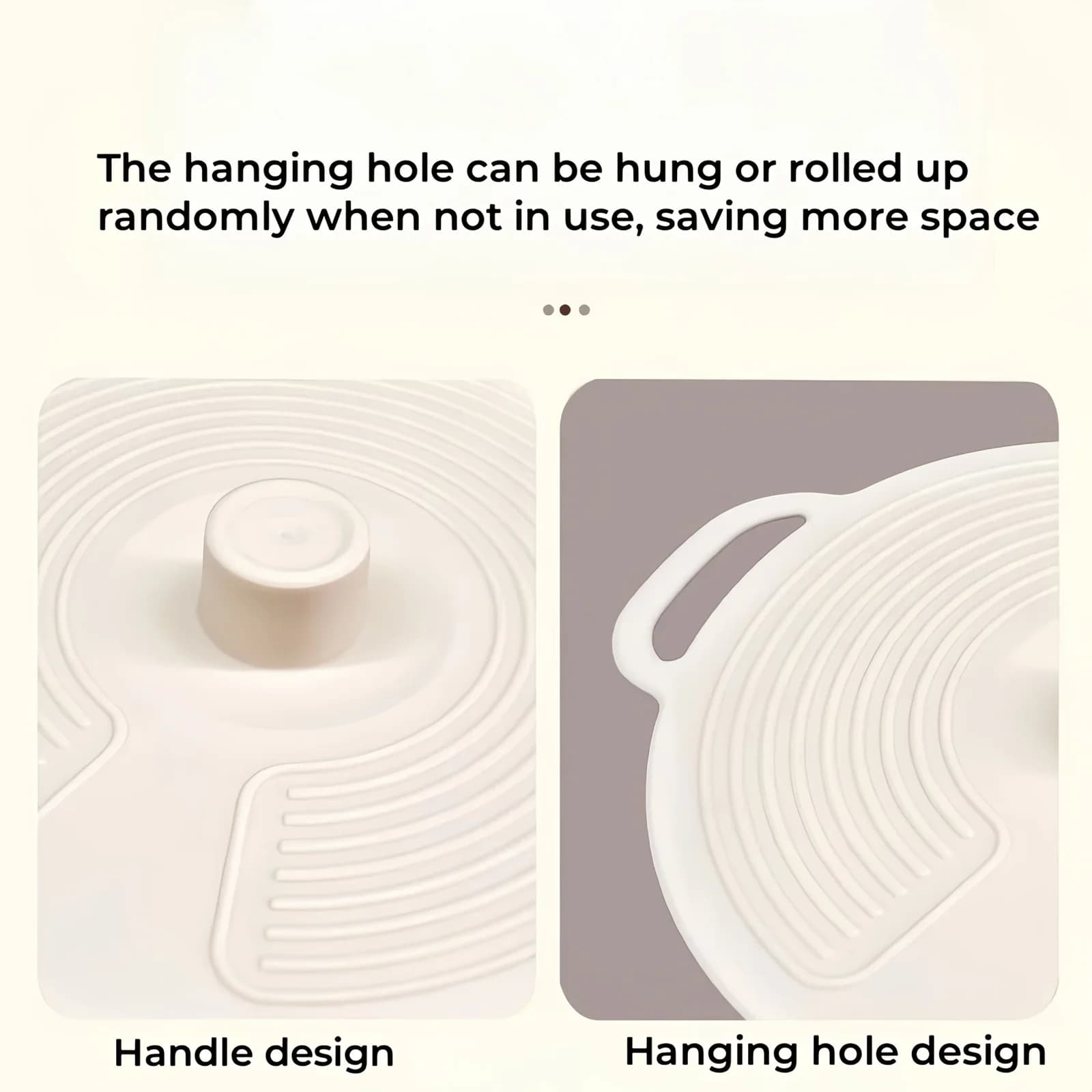 3/6 kpl silikonikansisetti kahvoilla – lämmönkestävä roiskesuoja mikroon, kulhoille ja kattiloille
