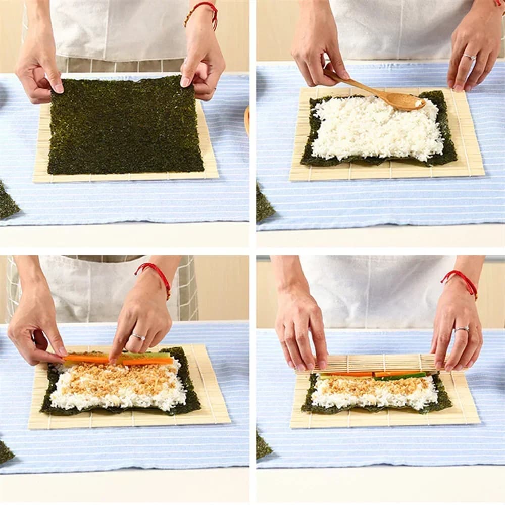Bambuinen sushimatto, tarttumaton rullausmatto